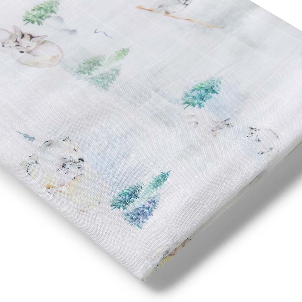 Arctic Organic Muslin Wrap - Muslins &amp; Swaddle Wraps