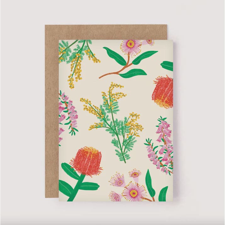 Australian Wildflower Greeting Card - Greeting Cards