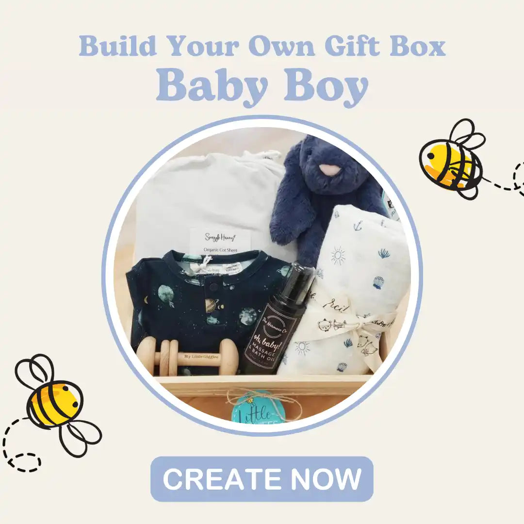 Baby boy gift box.