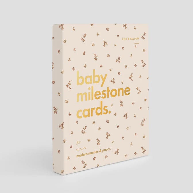 Baby Milestone Cards Broderie - For Mum