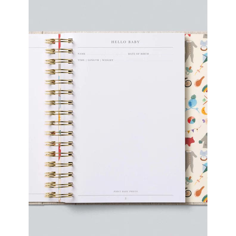 Baby The First Year (Grey) - Baby Journals