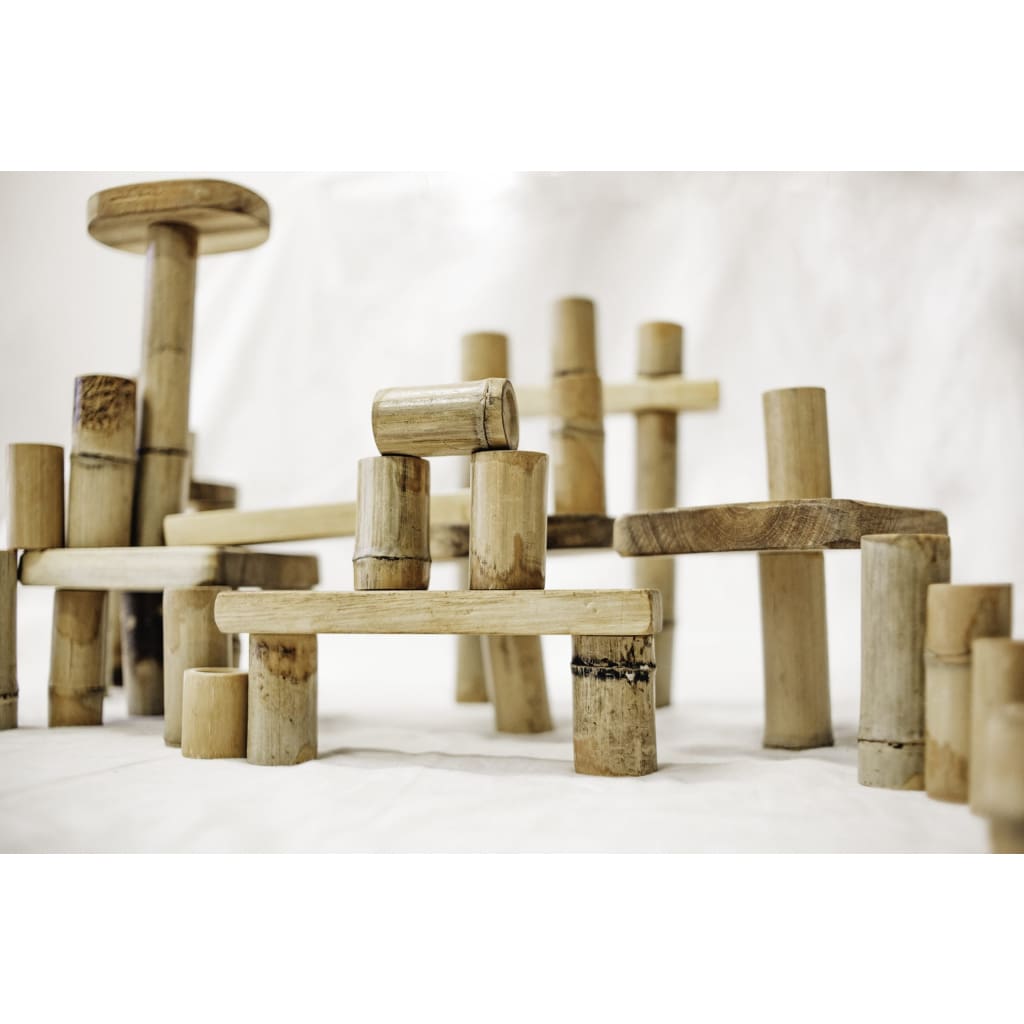 Bamboo building Set 46pcs - Toys