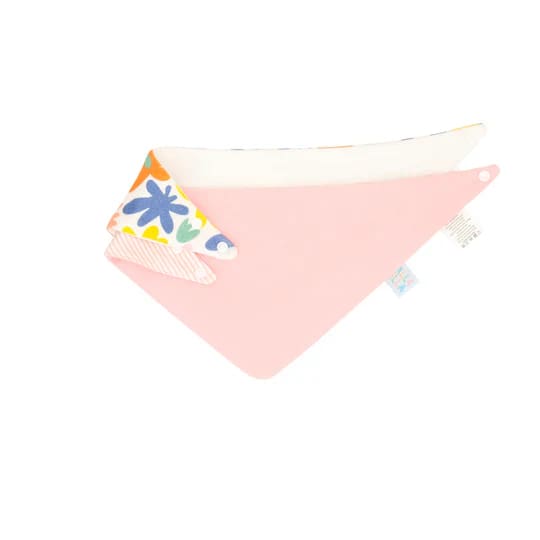 Bandana Bibs 2pk - Bright Floral - Bibs