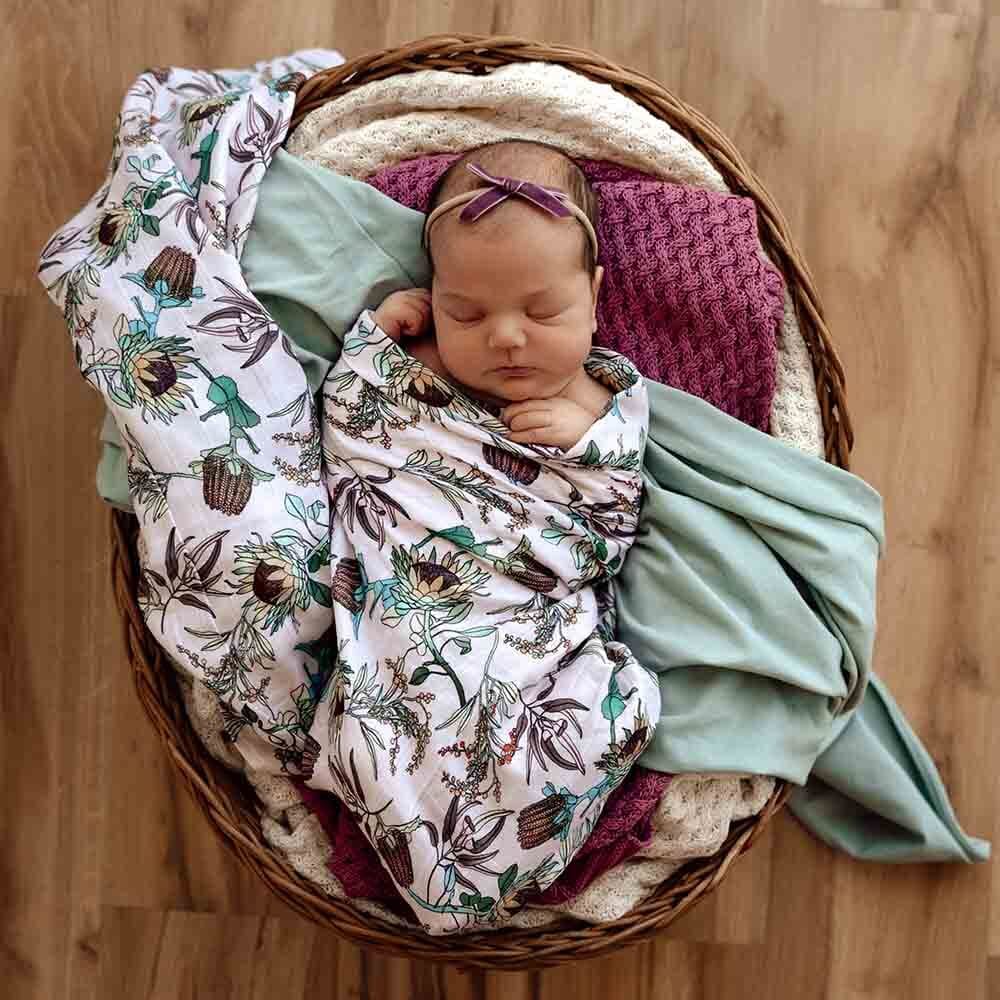 Banksia Organic Muslin Wrap - Baby