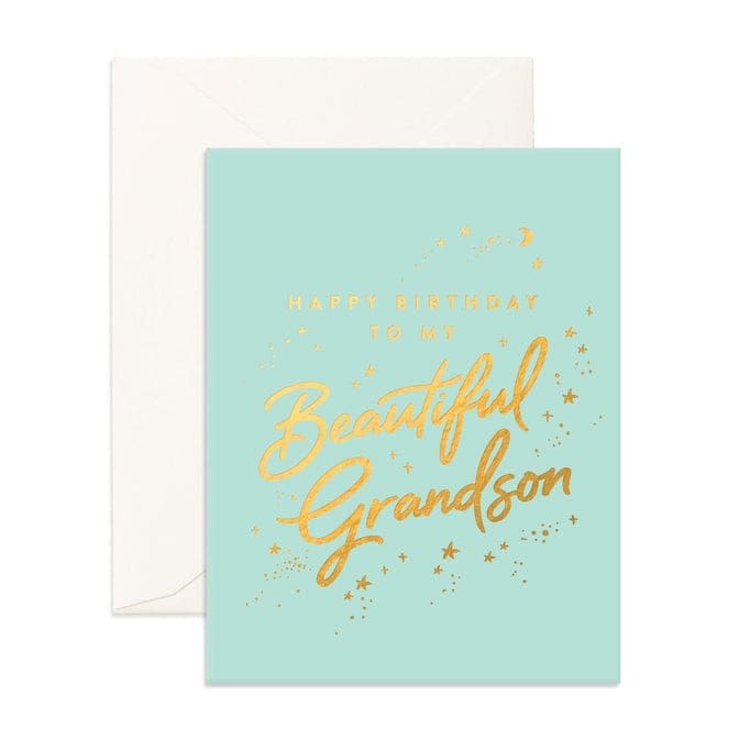 Beautiful Grandson Greeting Card - Greeting Cards
