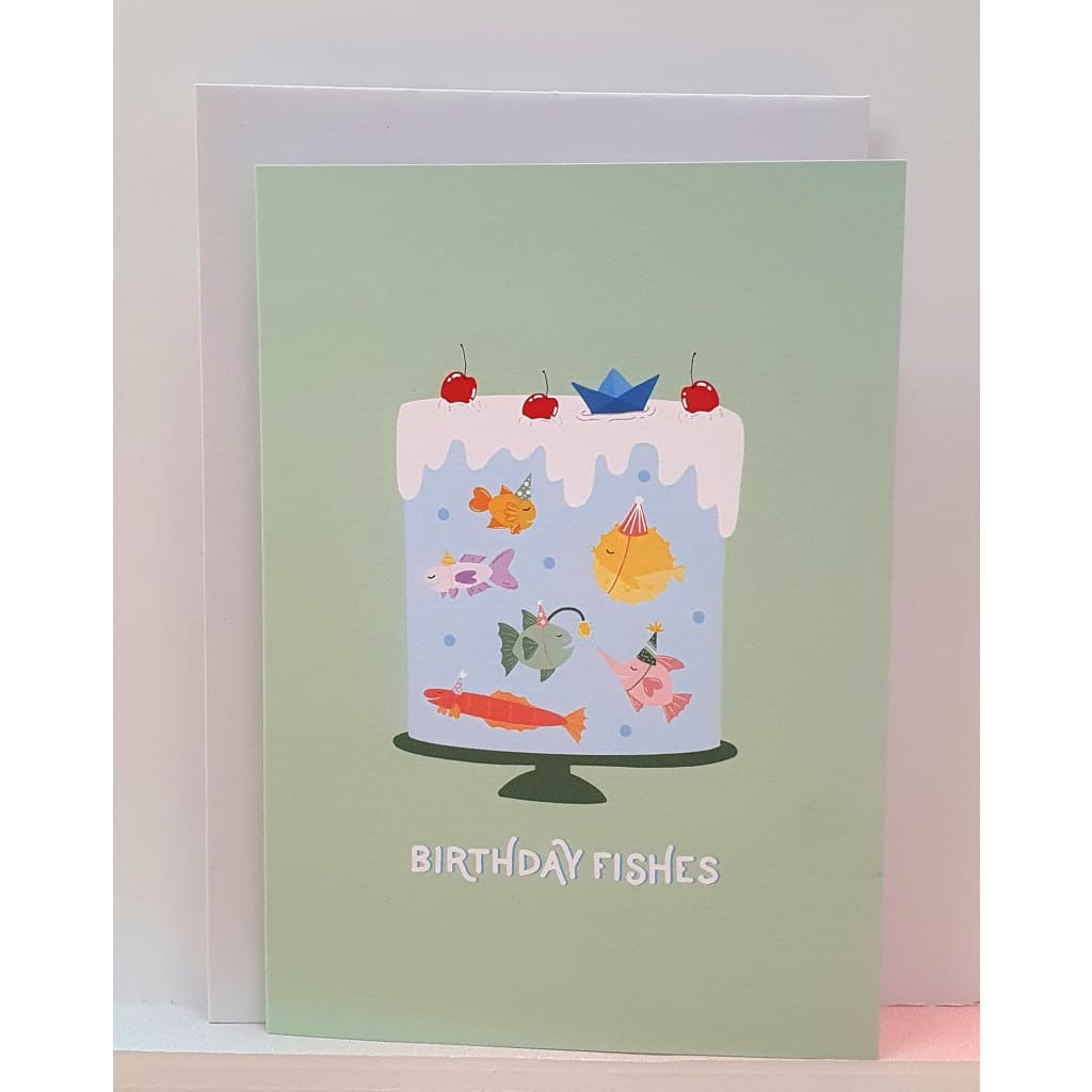 Birthday Fishes - Greeting Cards