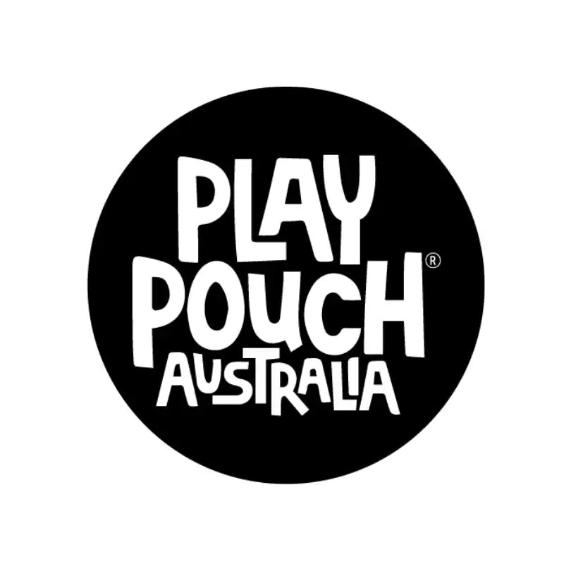 Black circle with white text.