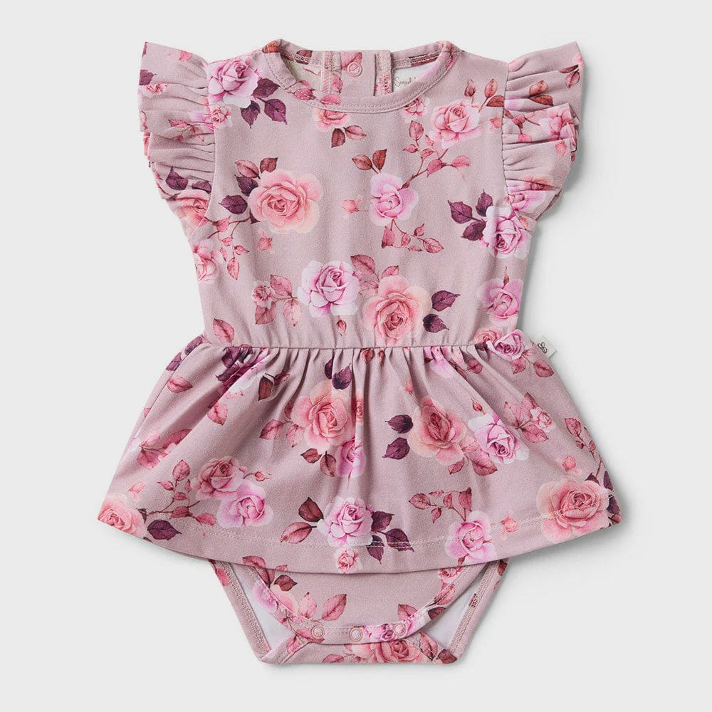 Blossom Short Sleeve Organic Dress - Baby Girl Clothing