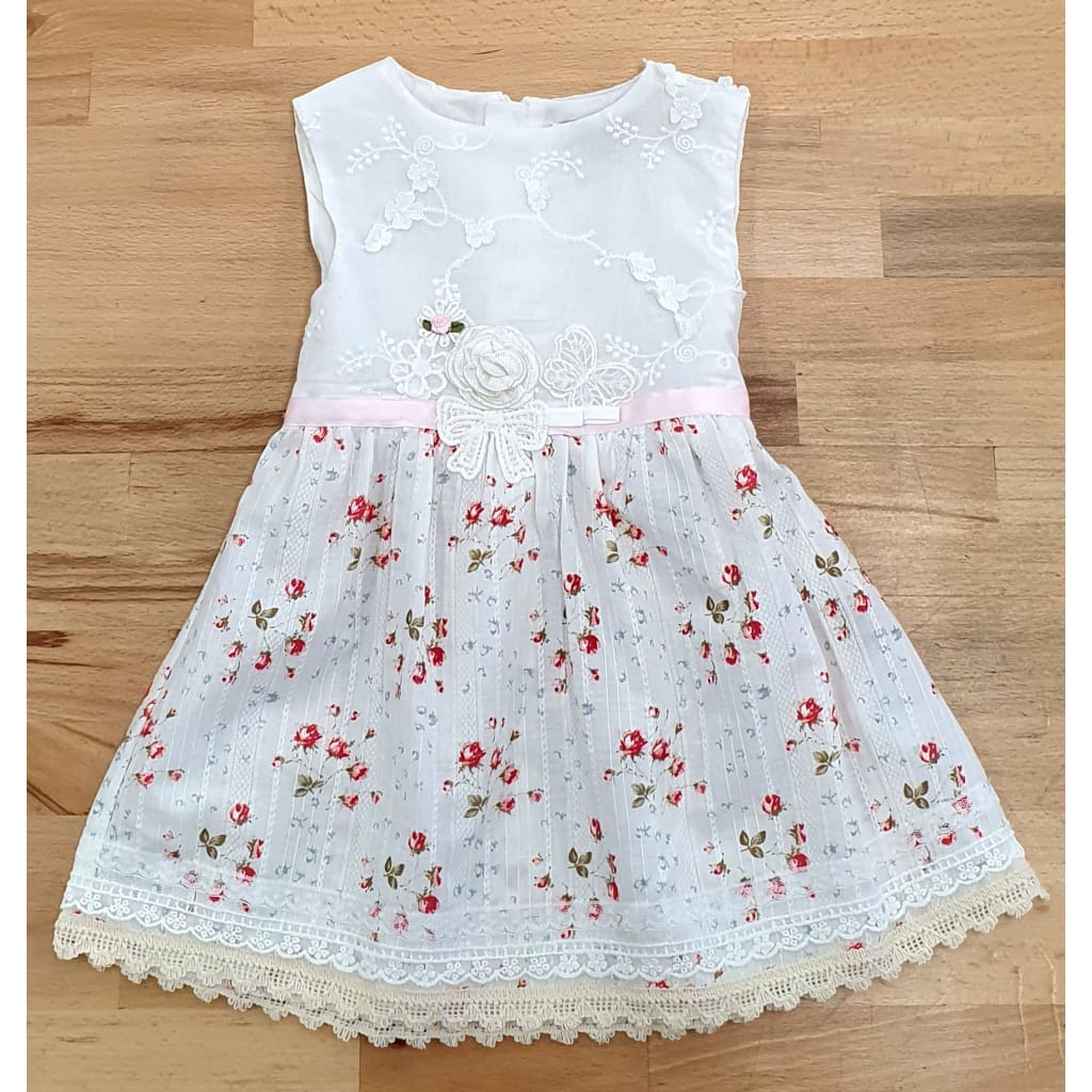 Blue Embellished Dress - Girls Baby Clothing