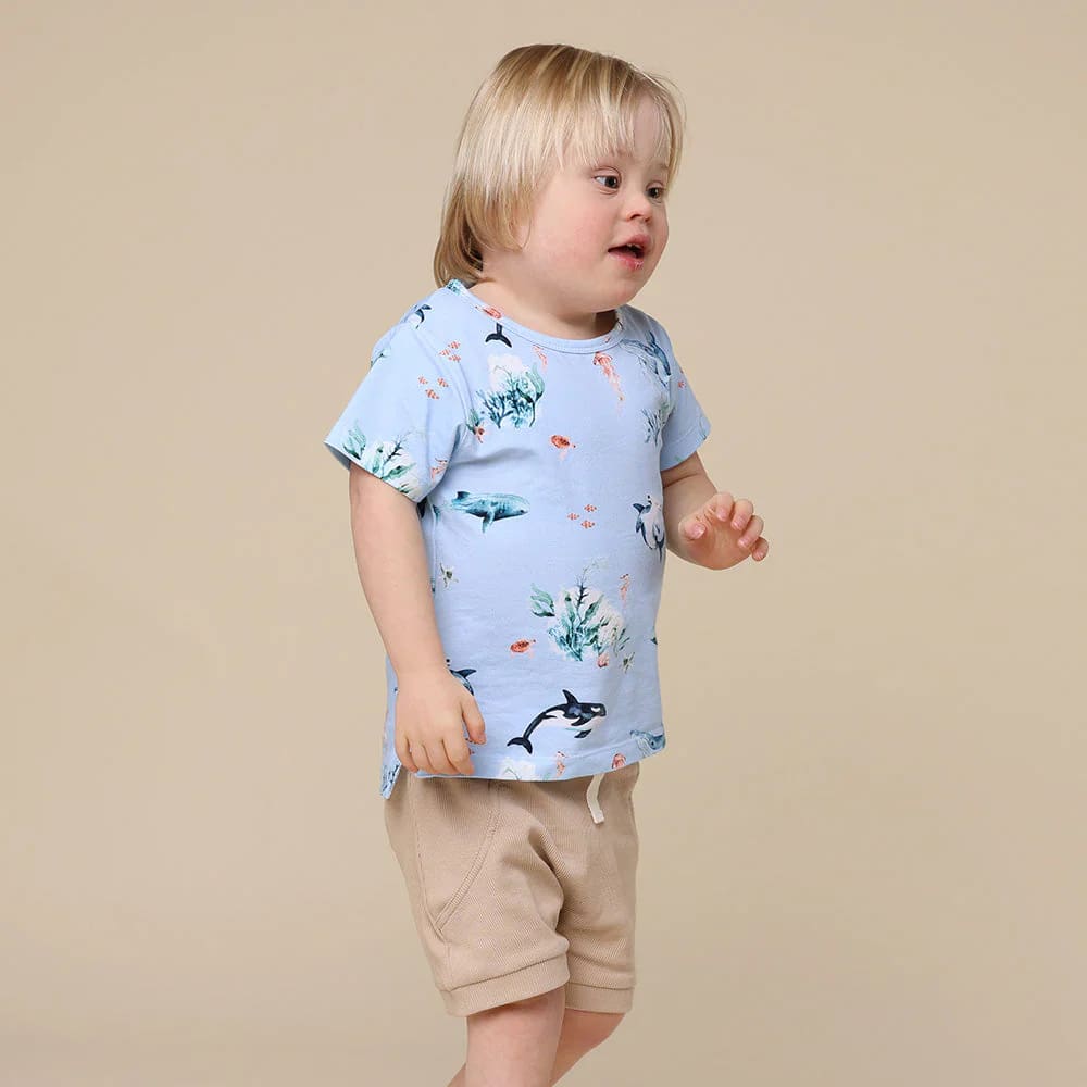 Blue Ocean Organic T-Shirt - Baby Boy Clothing