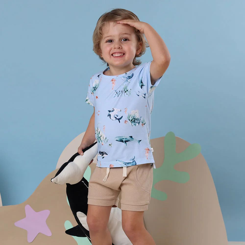 Blue Ocean Organic T-Shirt - Baby Boy Clothing