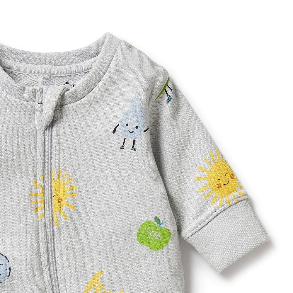 Bluebell Organic Terry Growsuit - Baby Boy Clothing