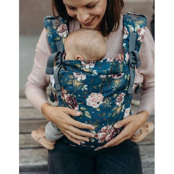 Boba X Adjustable Carrier - Midnight Flower Child - Baby Carriers
