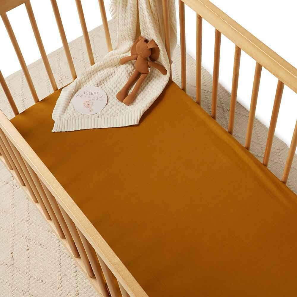Bronze Fitted Cot Sheet - Bassinet &amp; Cot Sheets