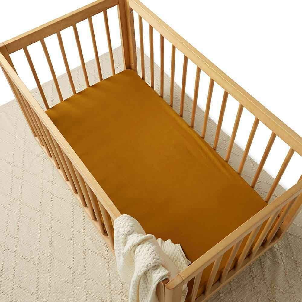 Bronze Fitted Cot Sheet - Bassinet &amp; Cot Sheets