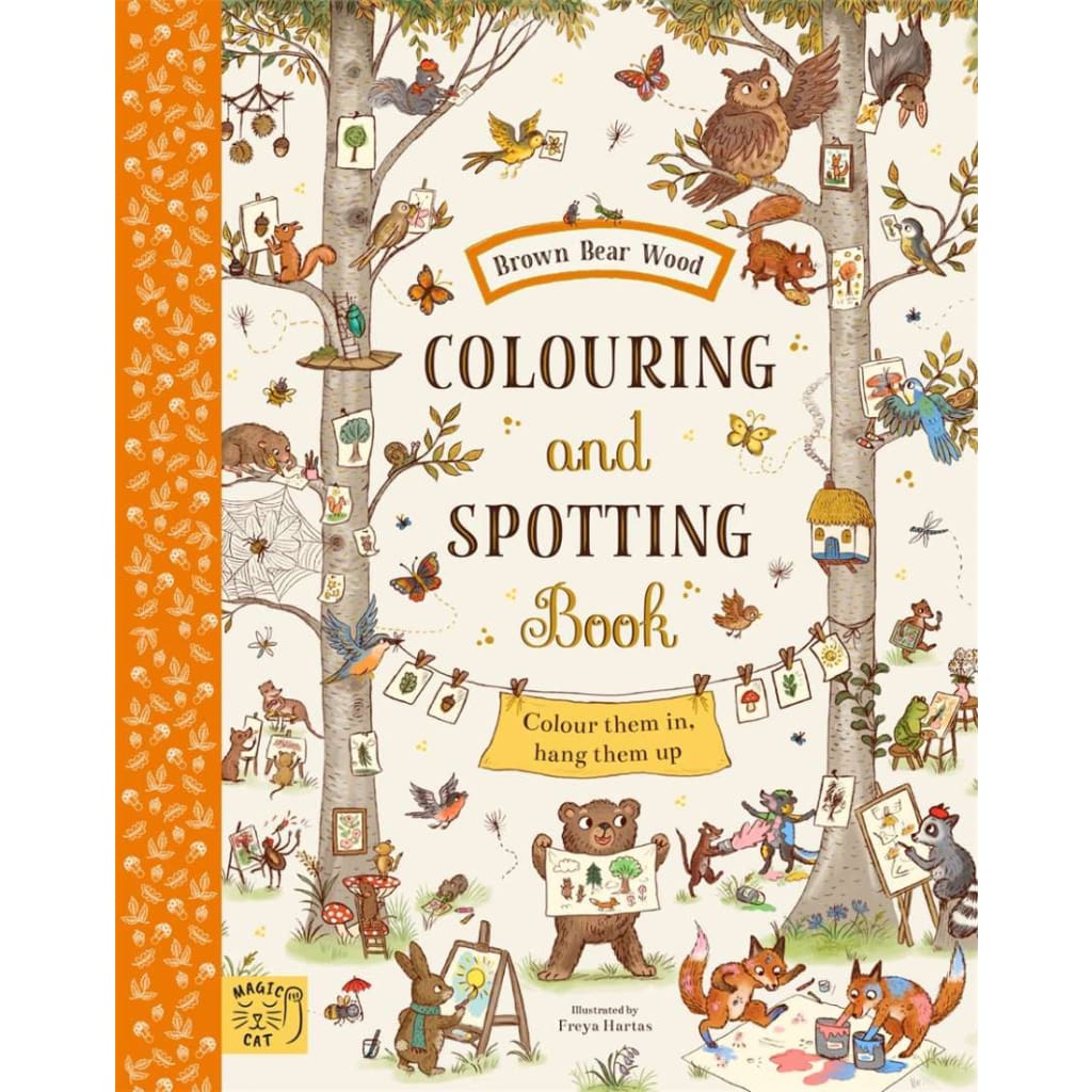 Brown Bear Wood: Colouring and Spotting Book - All Books