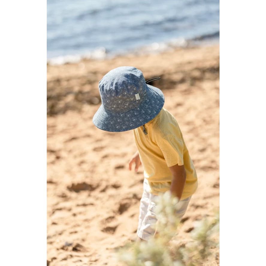 Bulldog Wide Brim Bucket Hat - Hats