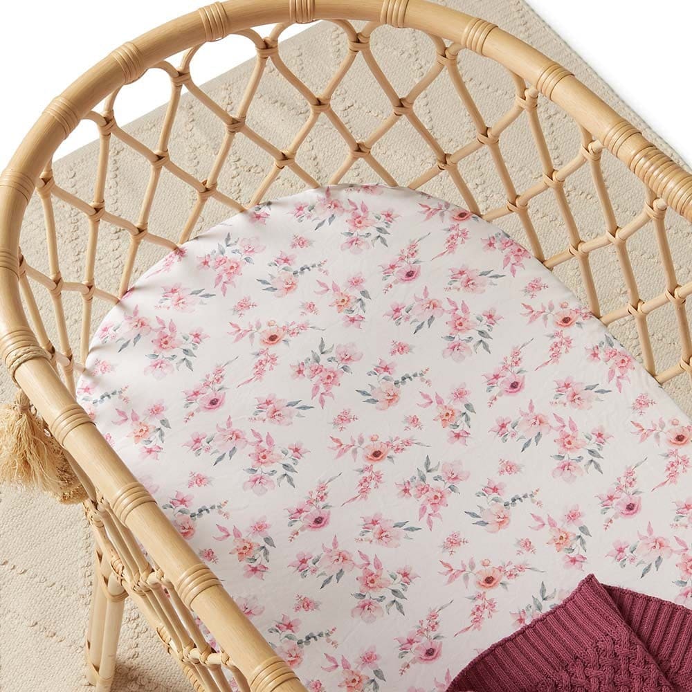 Camille Bassinet Sheet/Change Pad Cover - Bedding