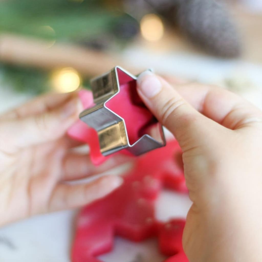 Candy Cane Playdough - Christmas