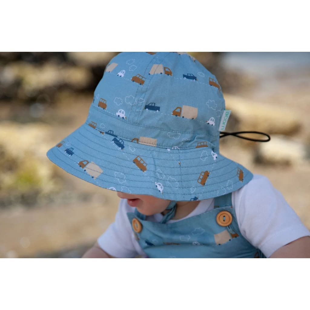 Cars Wide Brim Infant Sunhat - 0-9 Mths (XS, 46cm) - Hats