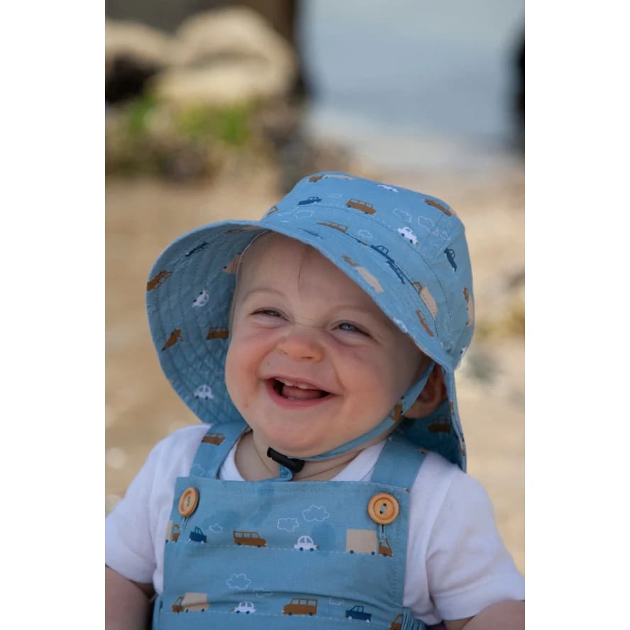 Cars Wide Brim Infant Sunhat - 0-9 Mths (XS, 46cm) - Hats