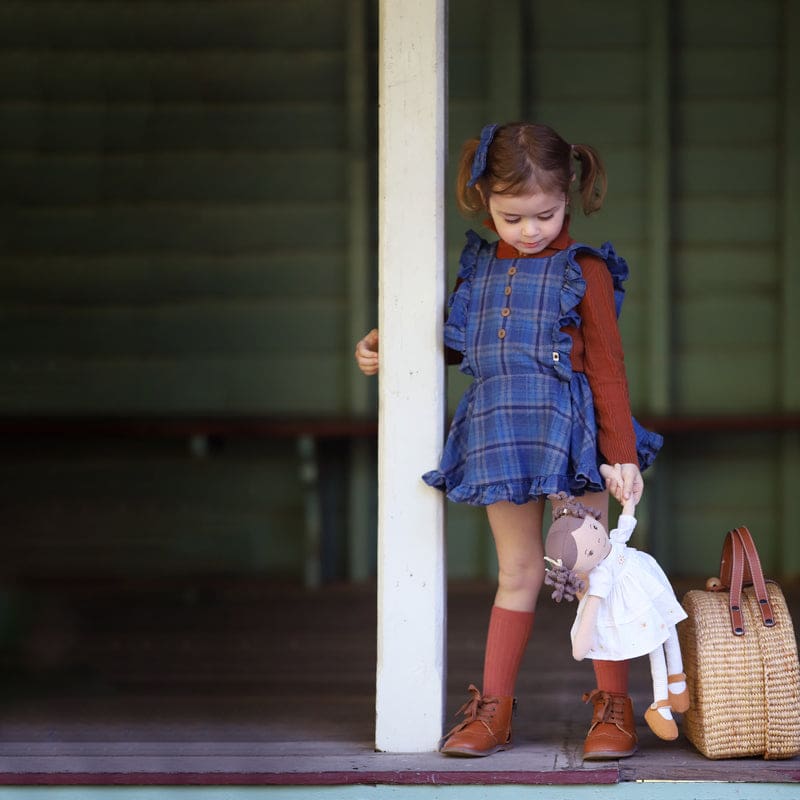 Cecilia Linen Doll with Brown Hair - Soft Toys