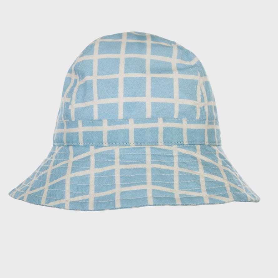 Checks Wide Brim Infant Sunhat - 0-9 Mths (XS, 46cm) - Hats