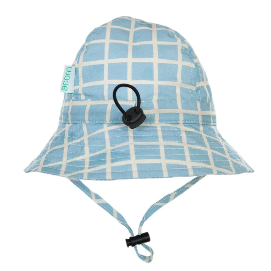 Checks Wide Brim Infant Sunhat - 0-9 Mths (XS, 46cm) - Hats