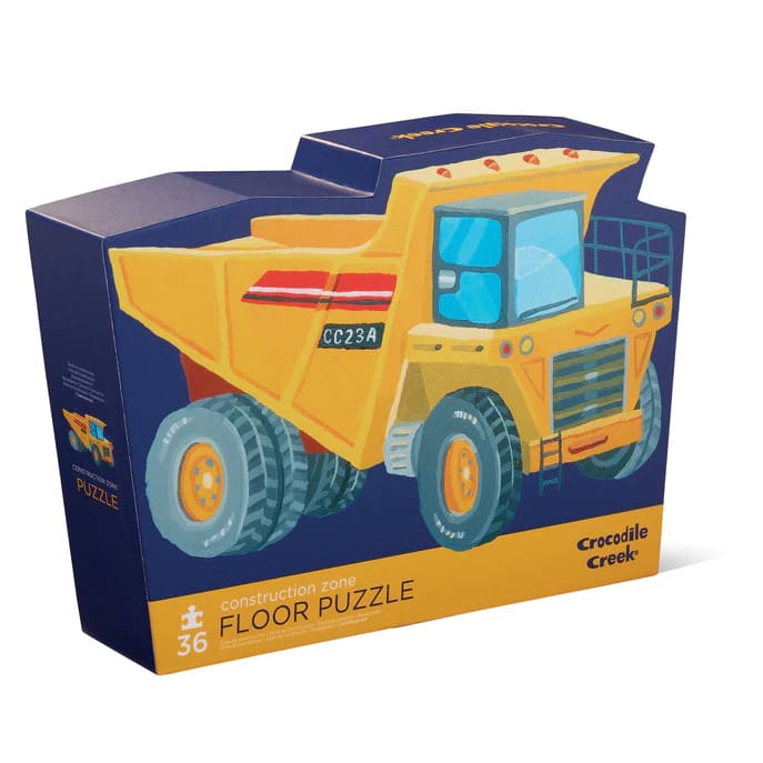 Classic Floor Puzzle 36pc - Construction Zone - Toys