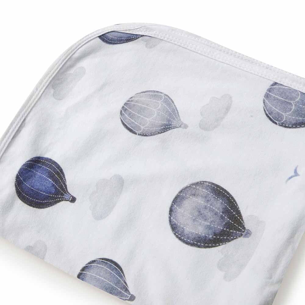 Cloud Chaser Jersey Wrap & Beanie Set - Muslins Wraps & Swaddles