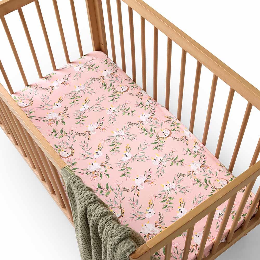 Cockatoo Organic Fitted Cot Sheet - Bassinet & Cot Sheets