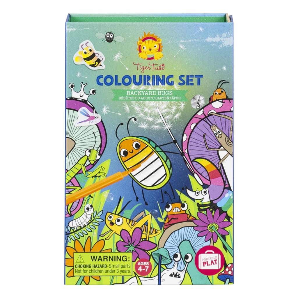 Colouring Set - Backyard Bugs - Arts &amp; Crafts