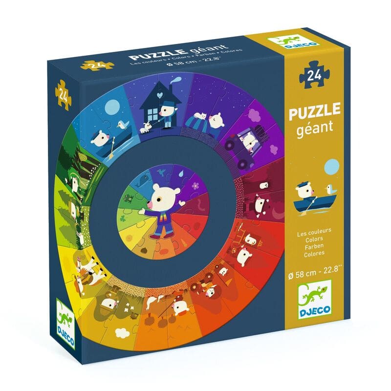 Colours 24pc Giant Circle Puzzle - Puzzles