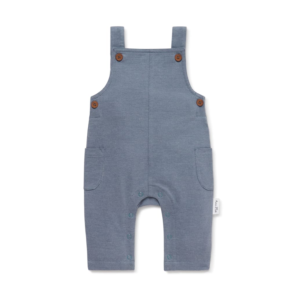 Dark Chambray Overalls - Baby Boy Clothing