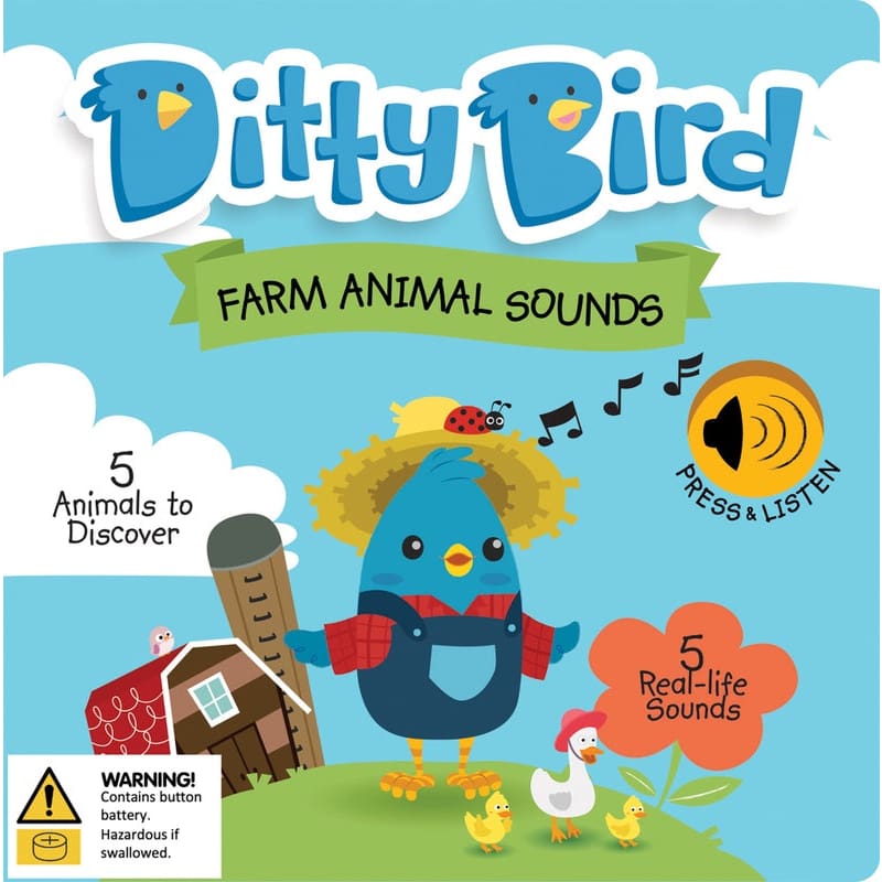 Ditty Bird - Farm Animals Sound Board Book - All Books