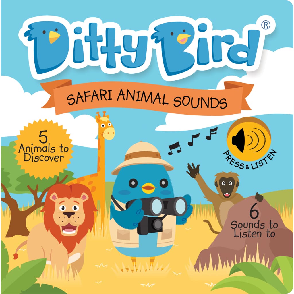 Ditty Bird - Safari Animal Sounds Board Book - Board Books