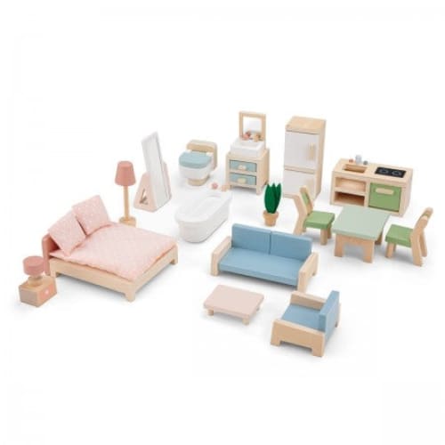 Doll House with Furniture - New Classic Toys - Dolls &amp; Accessories