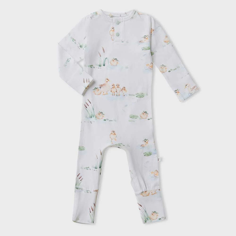 Duck Pond Organic Growsuit - Baby Boy Clothing