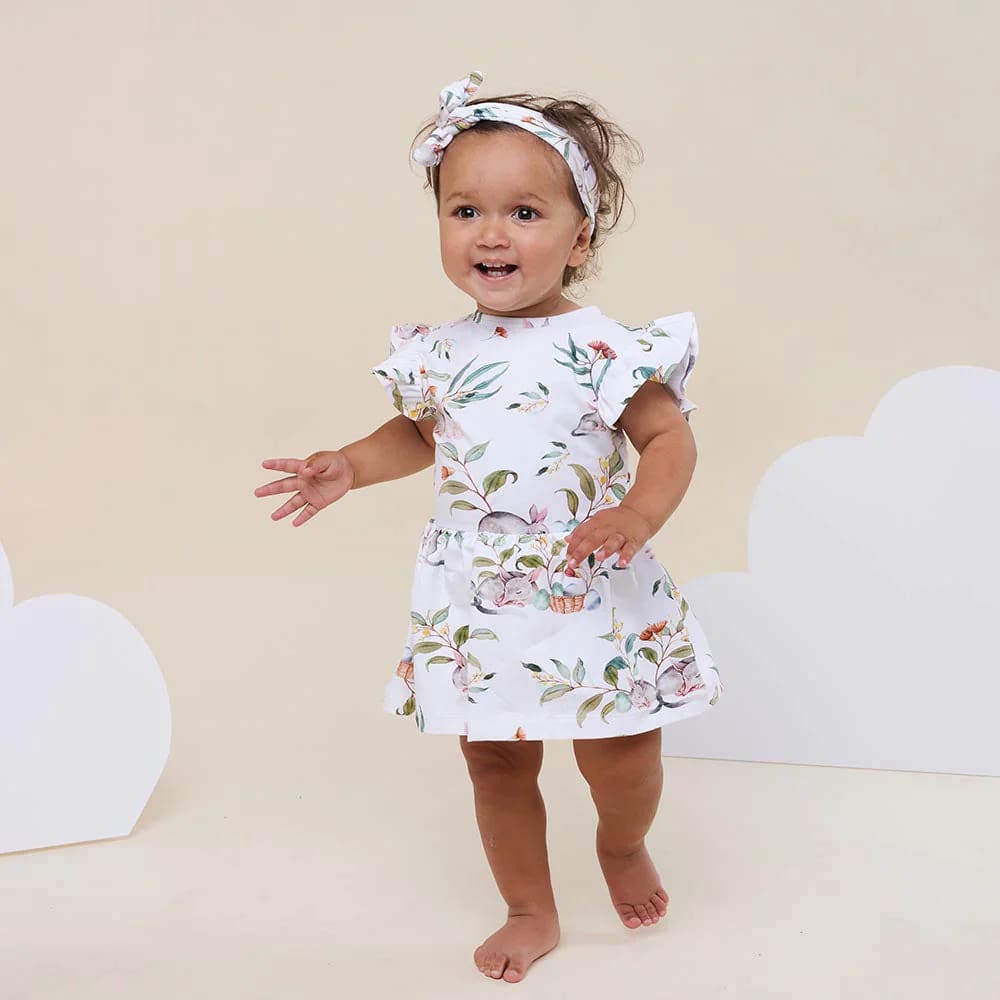 Easter Bilby Organic Dress - Baby Girl Clothing