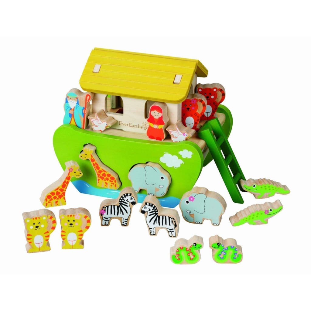 Educational Shape Sorting Noah’s Ark - Wooden Toys