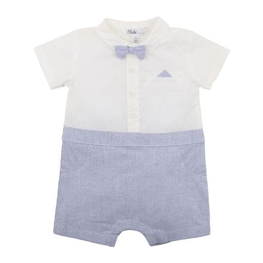 Edward Bowtie Romper - Baby Clothes