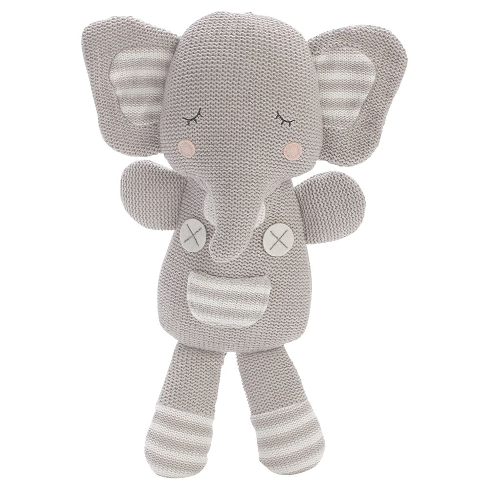 Eli the Elephant Knitted Toy - Soft Toys