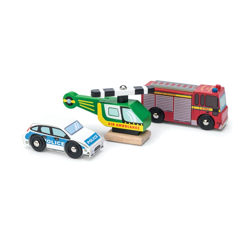 Emergency Vehicles Set - Toys