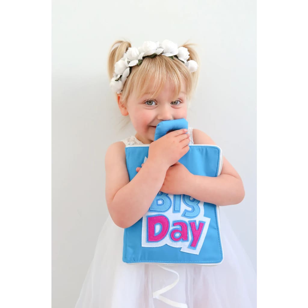 Fabric Activity Book - My Big Day (Blue Cover) - Books