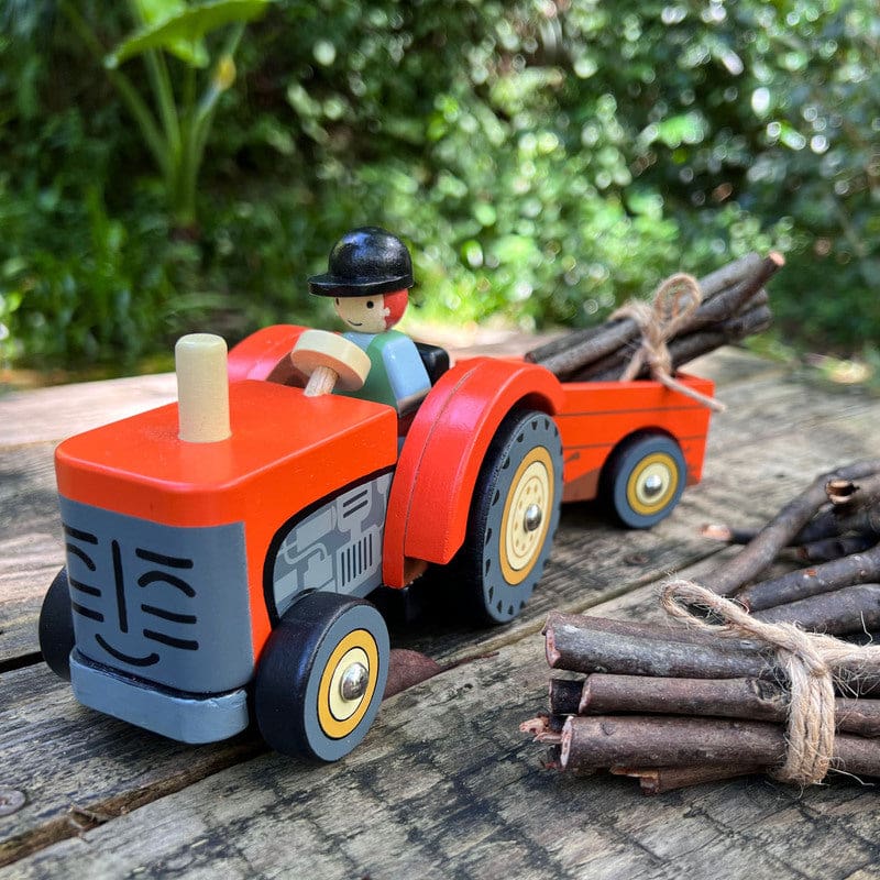 Farmyard Tractor - Wooden Toys