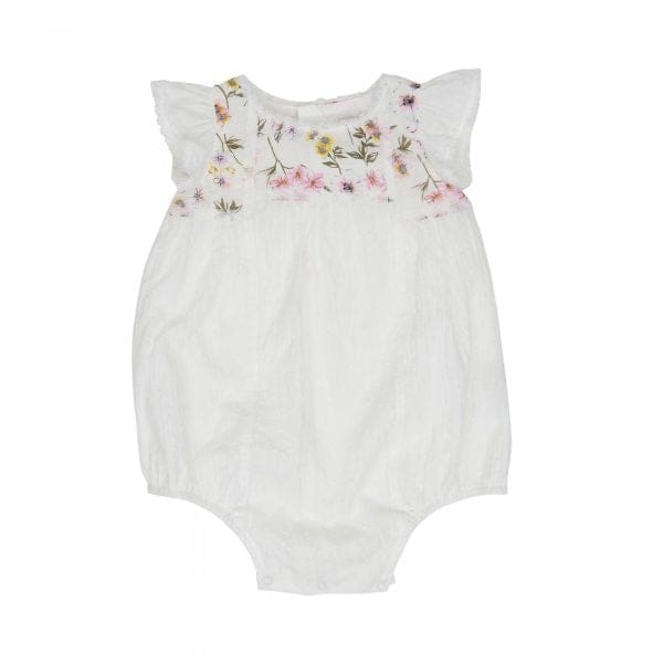 Flower Wonder Delicate Playsuit - Girls Baby Clothing