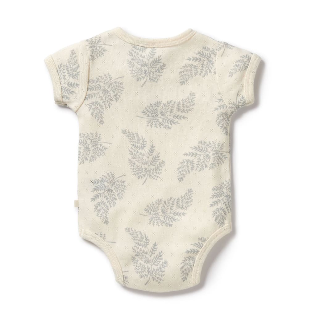 Forever Ferns Organic Pointelle Bodysuit - Baby Boy Clothing