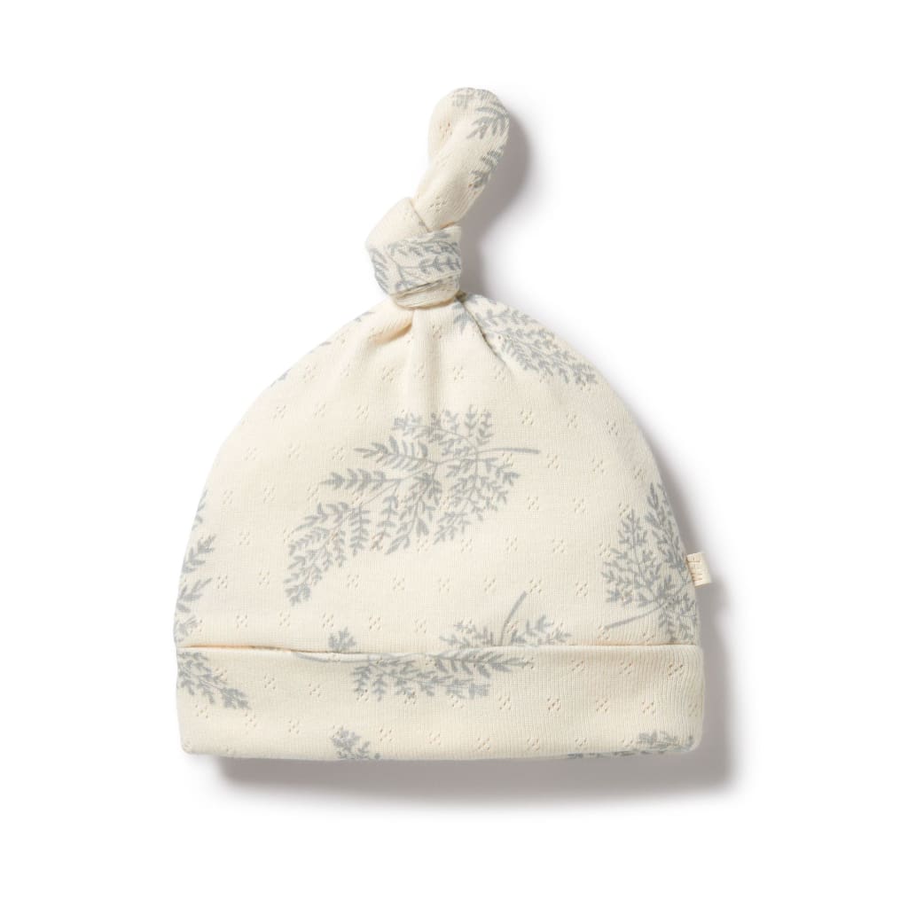 Forever Ferns Organic Pointelle Knot Hat - Hats