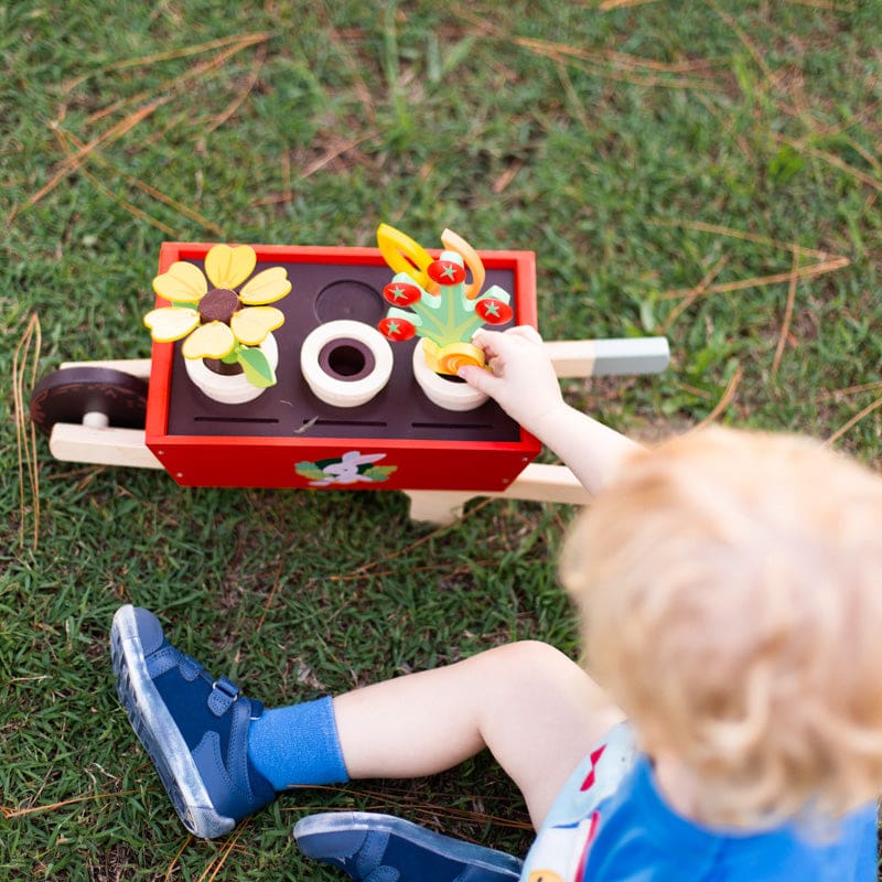 Garden Wheelbarrow Set - Wooden Toys