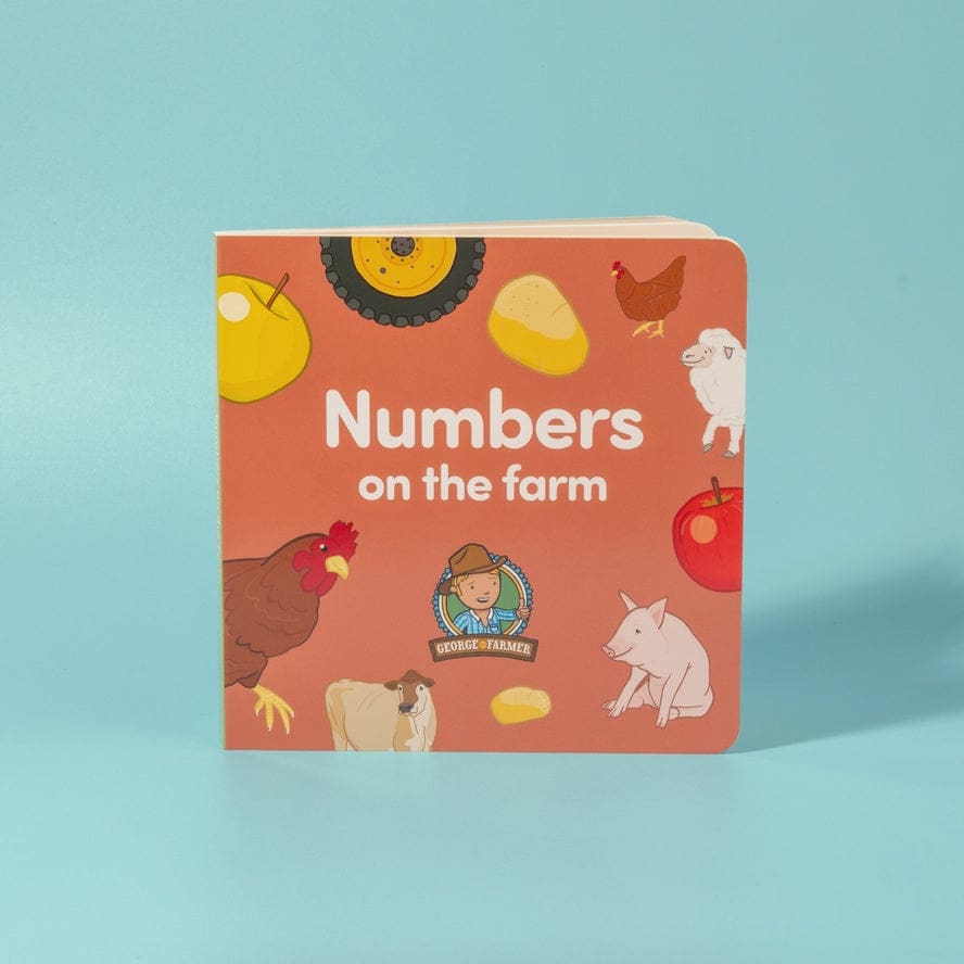 George the Farmer Numbers on the Farm Board Book - All Books